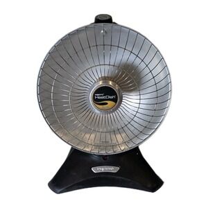 Presto Heat Dish Parabolic Electric Heater 1000W 120V 0792601 Tested Works